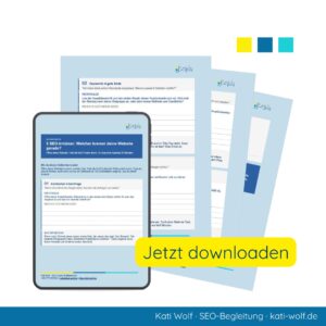 Selbstcheck: 5 SEO-Irrtümer - Kati Wolf SEO-Coaching & SEO-Sparring