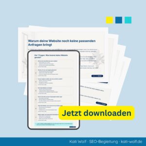 15-Minuten-Website-Check vom Kati Wolf SEO-Coaching & SEO-Sparring