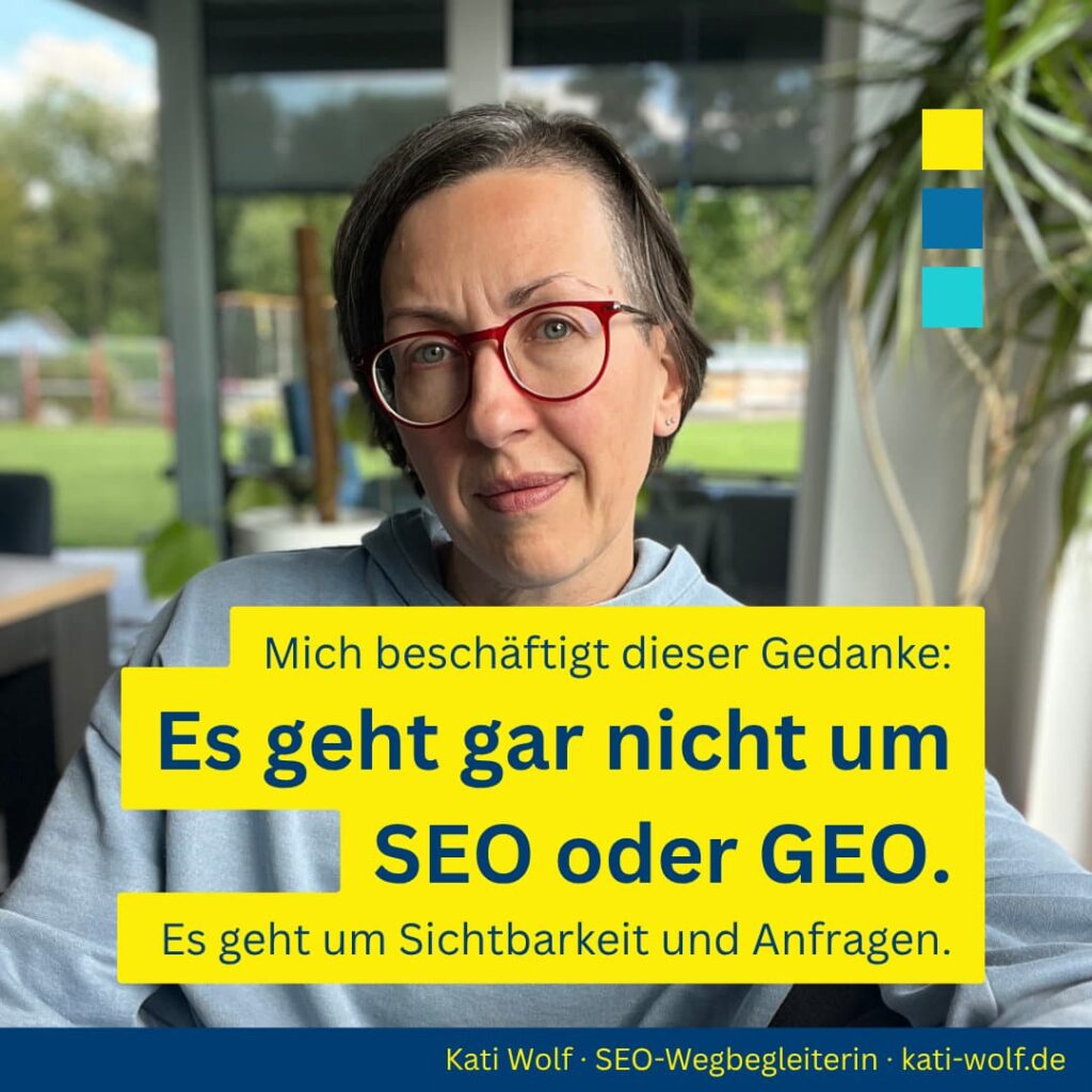 Jahresrückblick 2025: Es geht gar nicht um SEO oder GEO. Es geht um Sichtbarkeit und Anfragen.