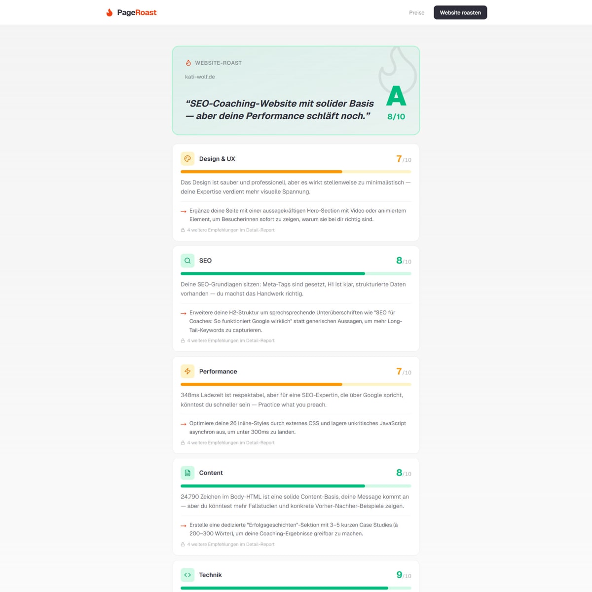 Pageroast.de Monatsrückblick Februar 2026: Kati Wolf - SEO-Coaching & SEO-Sparringspartner